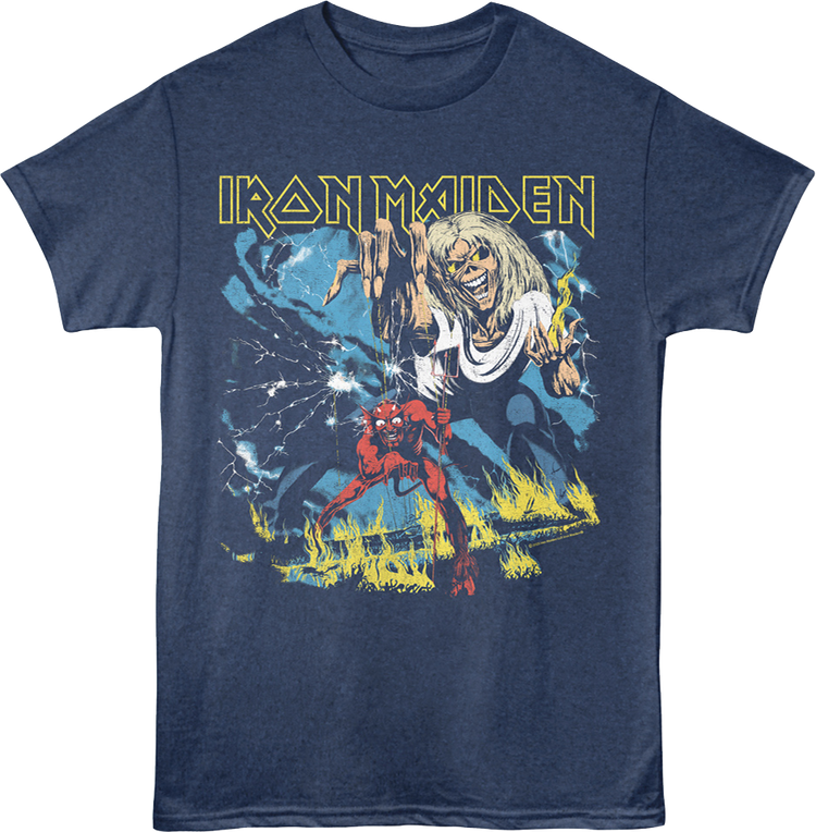 Vintage Number Of The Beast Iron Maiden T-Shirt