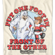Vintage One Foot Santa Claus Is Comin' To Town Shirt thumbnail