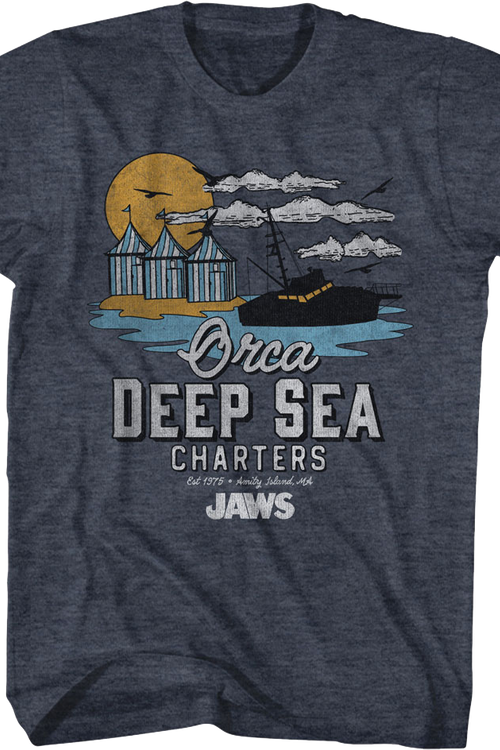Vintage Orca Deep Sea Charters Jaws T-Shirt