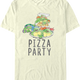 Vintage Pizza Party Teenage Mutant Ninja Turtles T-Shirt thumbnail