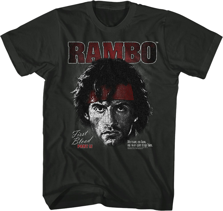 Vintage Portrait Rambo T-Shirt