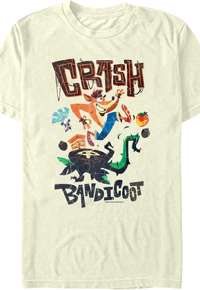Vintage Poster Crash Bandicoot T-Shirt