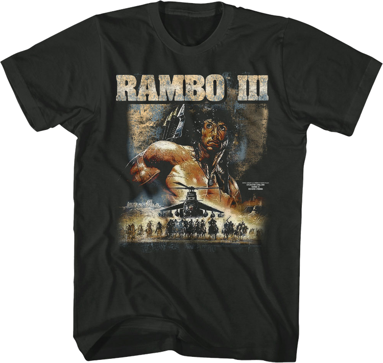 Vintage Poster Rambo III T-Shirt