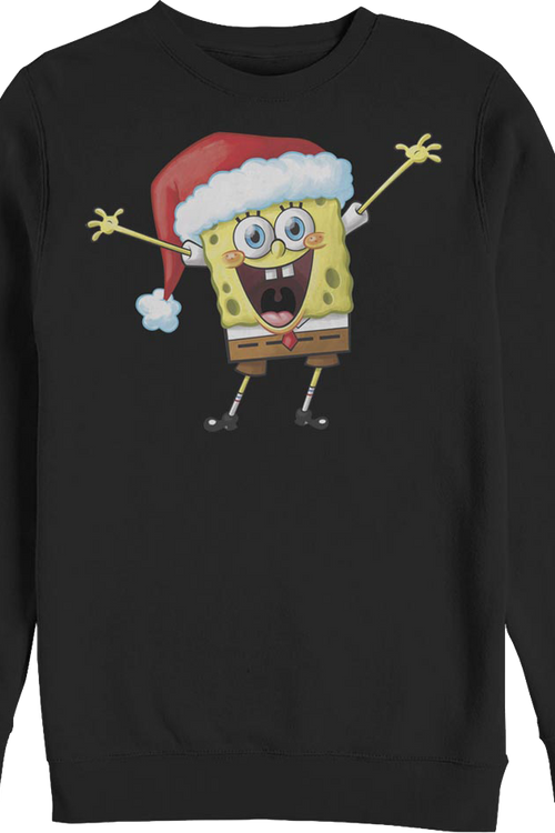 Vintage Santa Hat SpongeBob SquarePants Sweatshirt