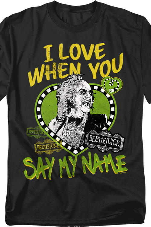 Vintage Say My Name Beetlejuice T-Shirt