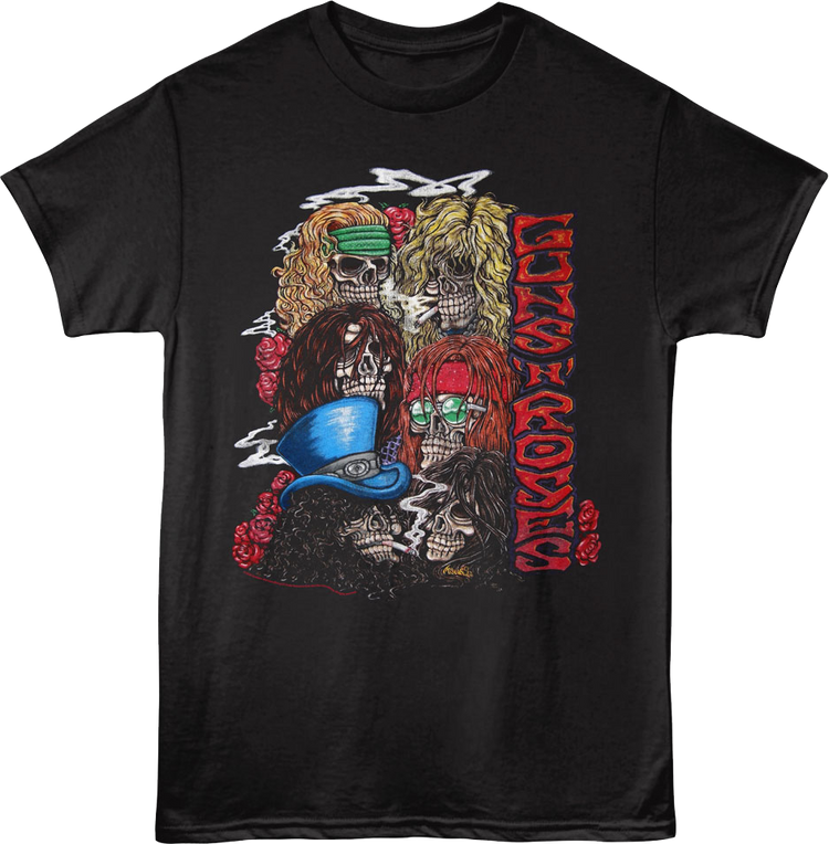 Vintage Skulls Guns N' Roses T-Shirt