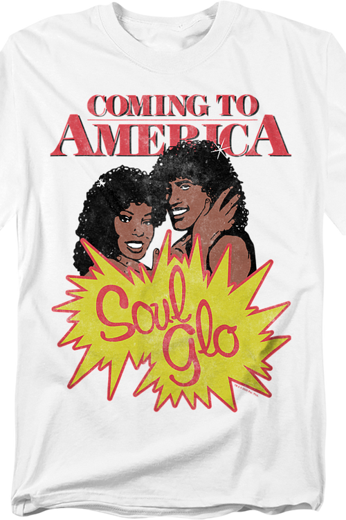 Vintage Soul Glo Advertisement Coming To America T-Shirt