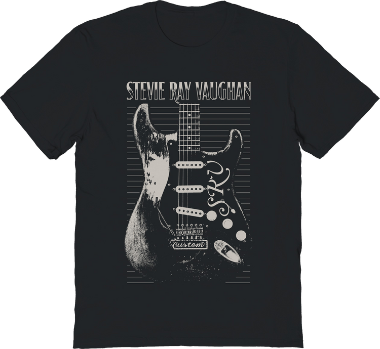 Vintage SRV Guitar Stevie Ray Vaughan T-Shirt