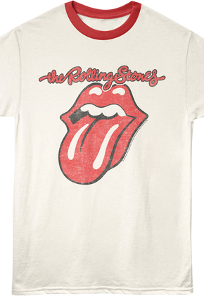 Classic Tongue Logo Rolling Stones Ringer Shirt