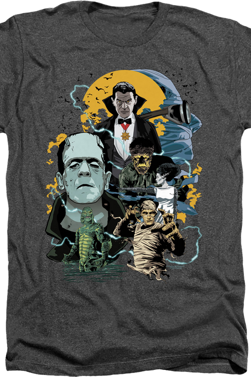 Vintage Universal Monsters Collage T-Shirt