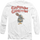 Vintage White Captain Caveman Long Sleeve Shirt