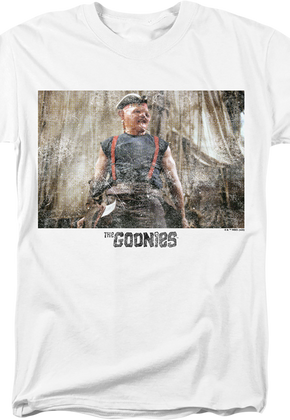 Vintage White Pirate Sloth Goonies T-Shirt
