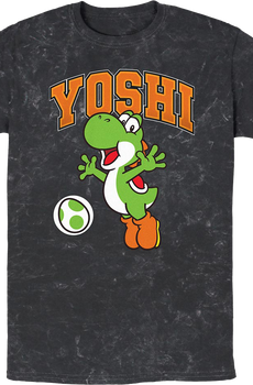 Vintage Yoshi Egg Super Mario Bros. Nintendo Mineral Wash T-Shirt