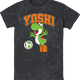 Vintage Yoshi Egg Super Mario Bros. Nintendo Mineral Wash T-Shirt thumbnail