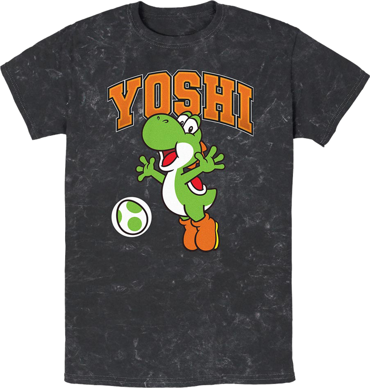 Vintage Yoshi Egg Super Mario Bros. Nintendo Mineral Wash T-Shirt