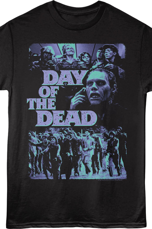 Vintage Zombies Collage Day Of The Dead T-Shirt