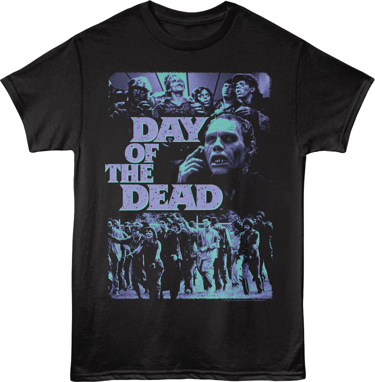 Vintage Zombies Collage Day Of The Dead T-Shirt