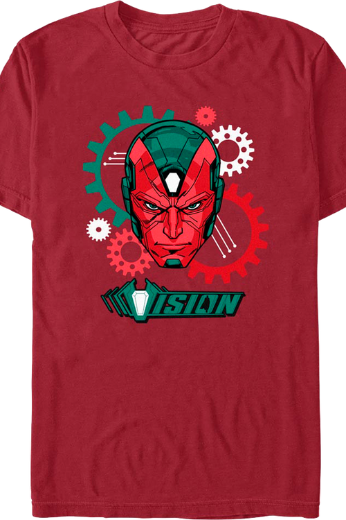 Vision Gear Head Marvel Comics T-Shirt