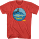Visit Amity Island Circle Jaws T-Shirt thumbnail