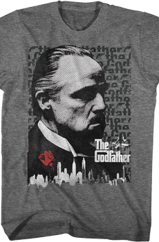 Vito Corleone Skyline Godfather T-Shirt