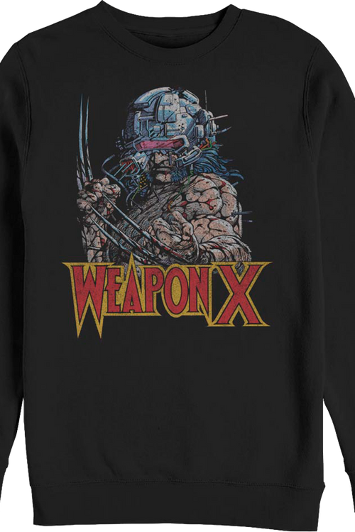 Weapon X Marvel Comics Sweatshirt