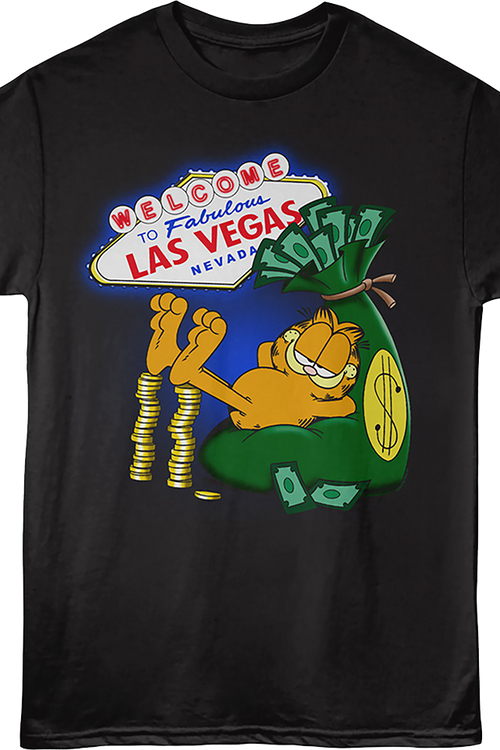 Welcome To Fabulous Las Vegas Garfield T-Shirt