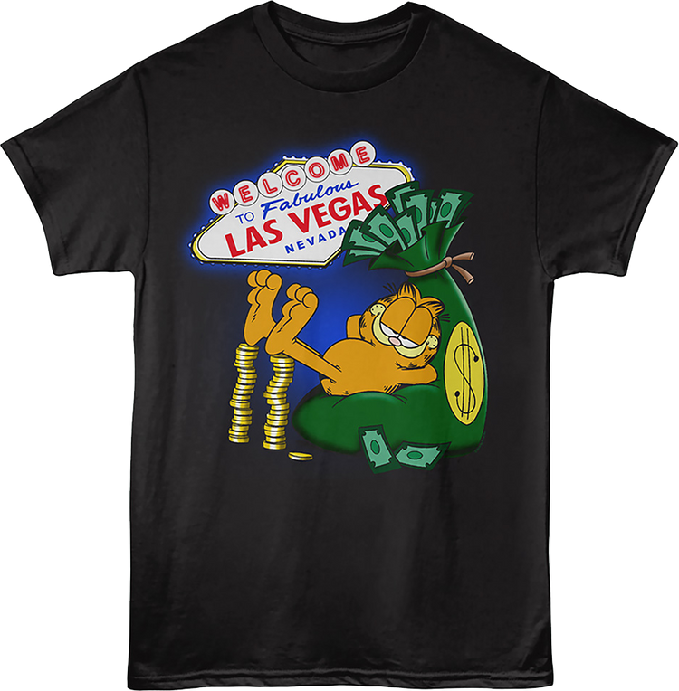 Welcome To Fabulous Las Vegas Garfield T-Shirt