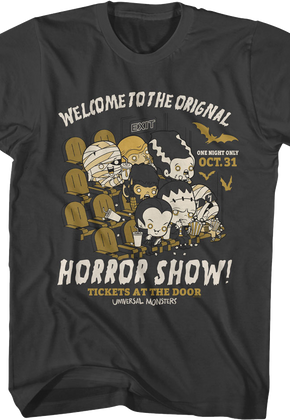 Welcome To The Original Horror Show Universal Monsters T-Shirt