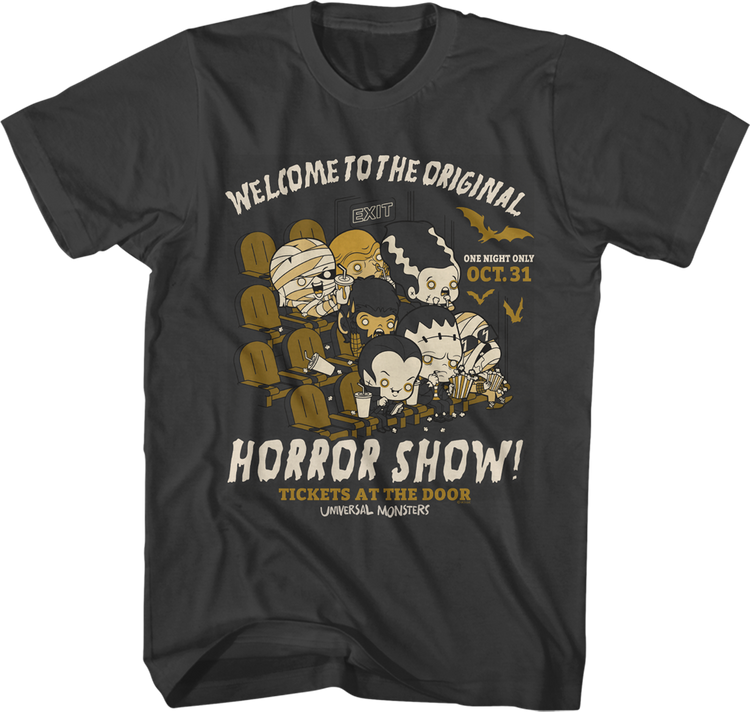 Welcome To The Original Horror Show Universal Monsters T-Shirt