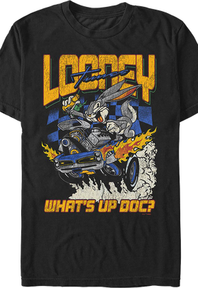 What's Up Doc Bugs Bunny Racing Looney Tunes T-Shirt