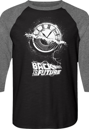 Wheel Of Time Back To The Future Raglan Baseball Shirt