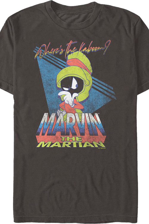 Where's The Kaboom Marvin The Martian Looney Tunes T-Shirt