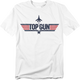 White Silhouette & Logo Top Gun T-Shirt thumbnail