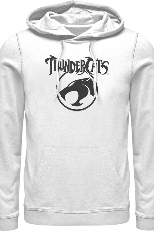 White ThunderCats Logo Hoodie