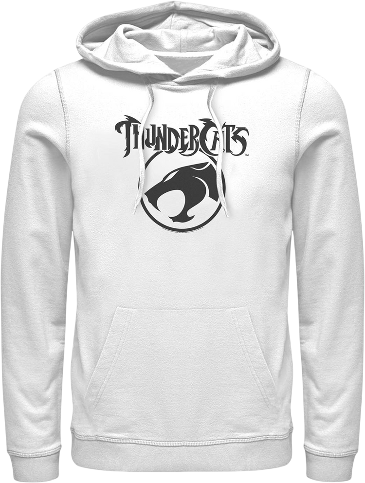White ThunderCats Logo Hoodie