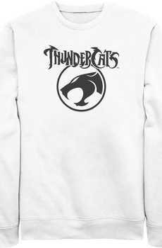 White ThunderCats Logo Sweatshirt