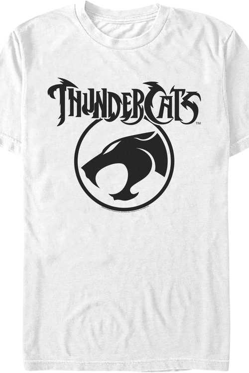 White ThunderCats Logo T-Shirt