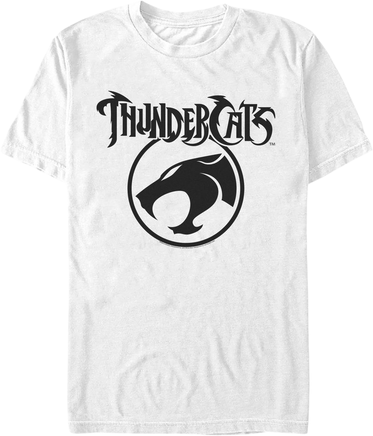 White ThunderCats Logo T-Shirt