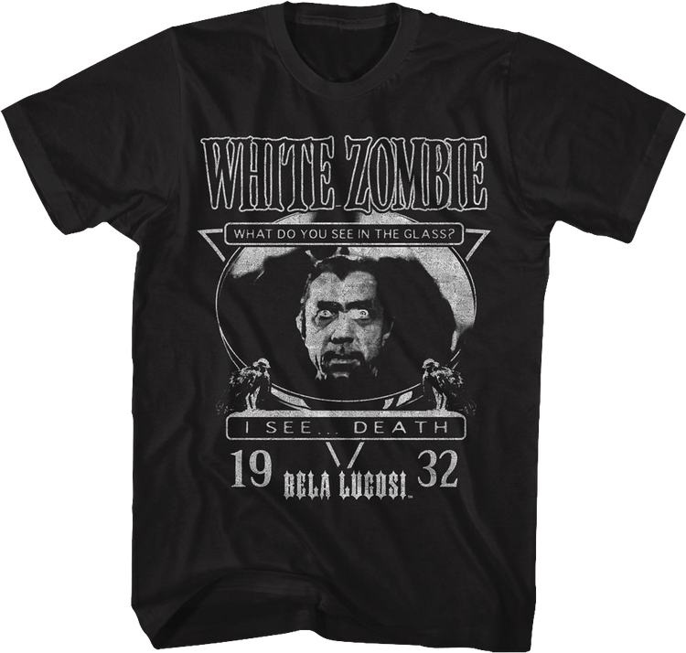 White Zombie What Do You See In The Glass? Bela Lugosi T-Shirt