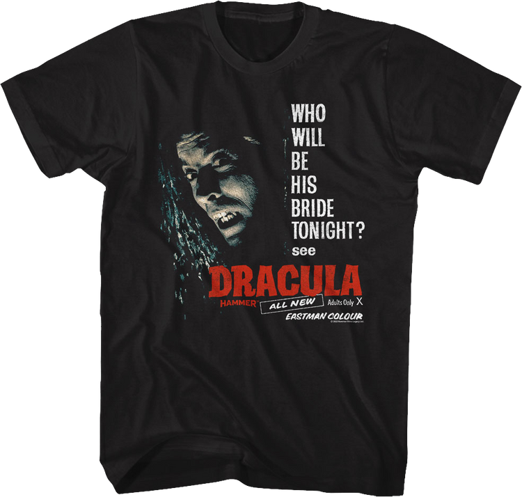 Who Will Be His Bride Tonight Dracula T-Shirt