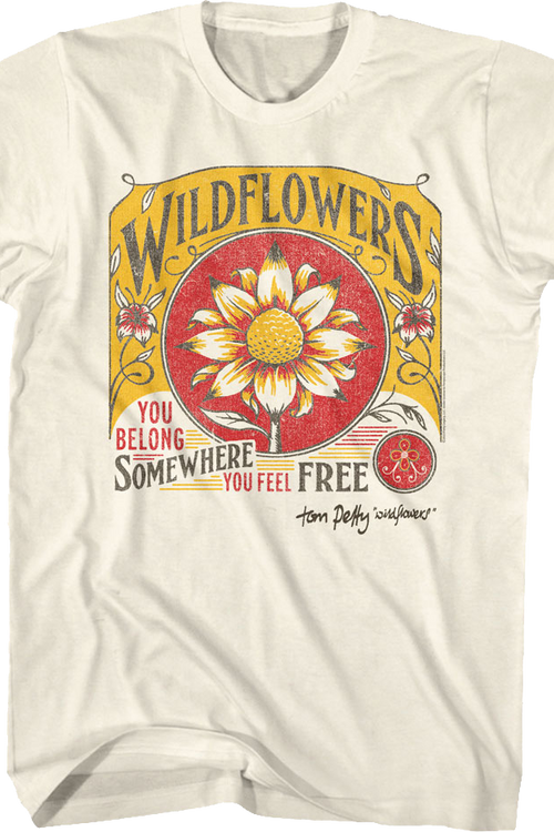 Wildflowers Tom Petty T-Shirt
