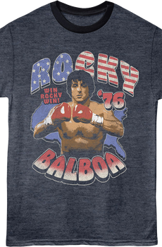 Win Rocky Win '76 Rocky Ringer Shirt