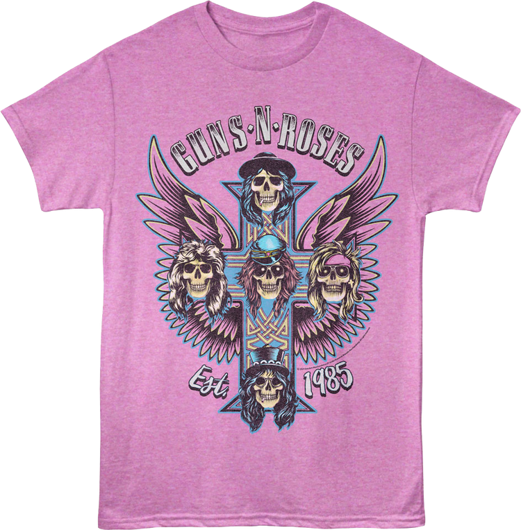 Winged Cross Guns N' Roses T-Shirt
