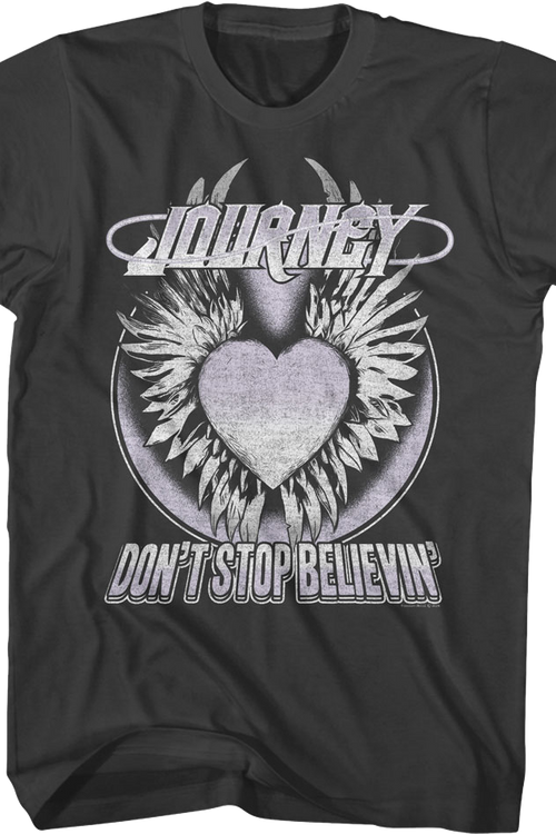 Winged Heart Don't Stop Believin' Journey T-Shirt