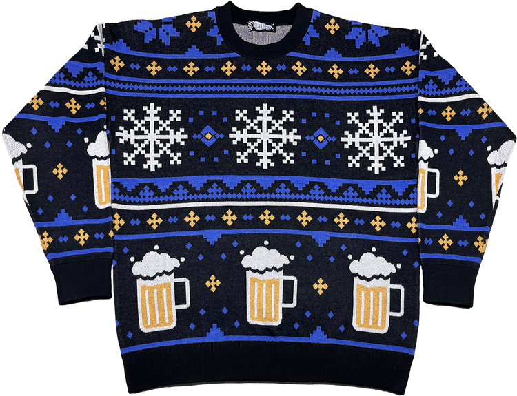 Winter Beer Knitted Christmas Sweater