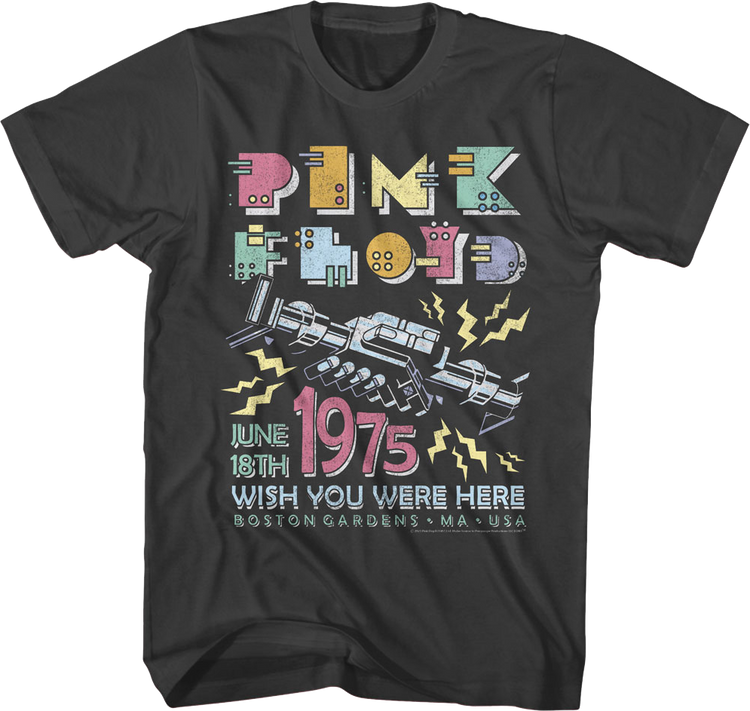 Wish You Were Here Boston Gardens 1975 Pink Floyd T-Shirt
