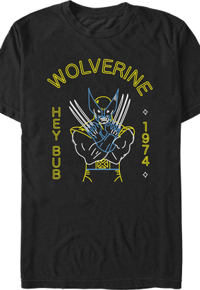 Wolverine Hey Bub 1974 Marvel Comics T-Shirt