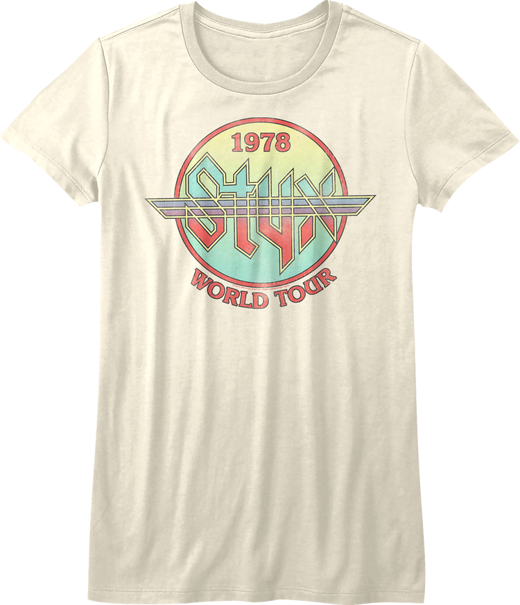 Womens 1978 World Tour Styx Shirt