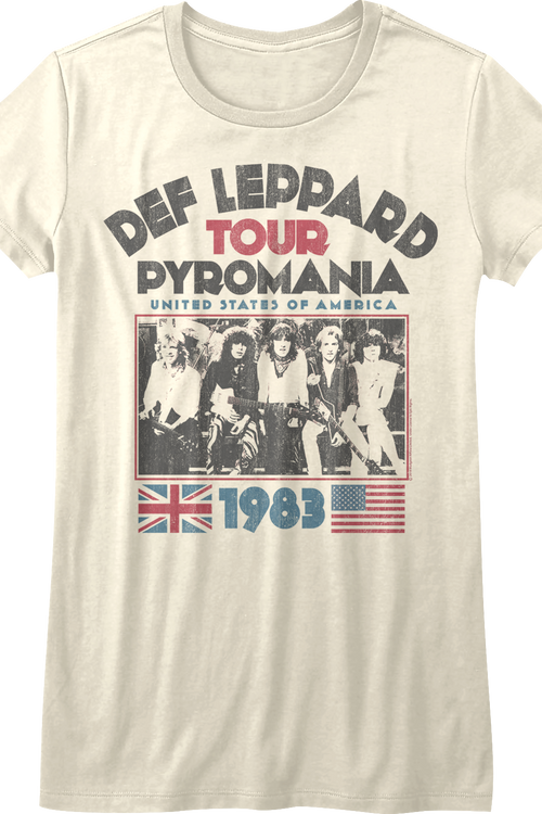 Womens 1983 Tour Def Leppard Shirt