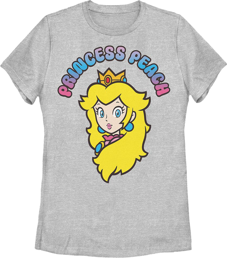 Womens Adorable Princess Peach Nintendo Shirt